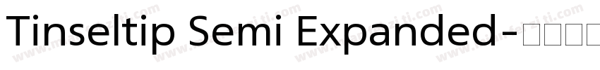 Tinseltip Semi Expanded字体转换